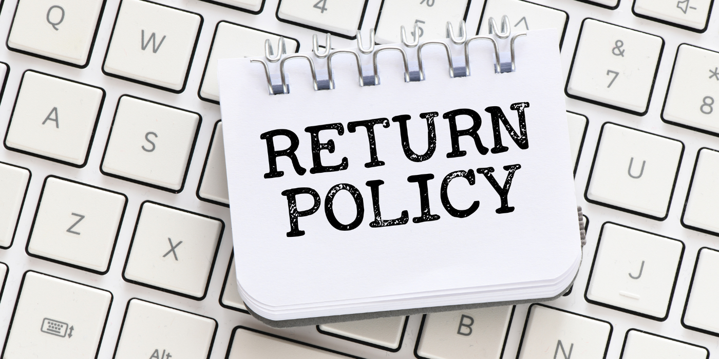 Return policy background